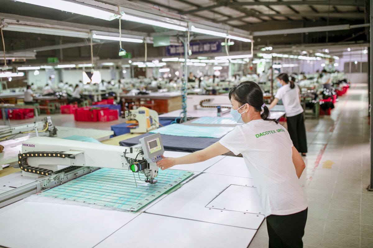 Quang Nam factory of Dacotex Group uniform manufacturer in Vietnam